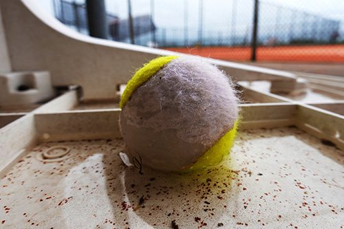 20031650 Tennisbal in plas water 500