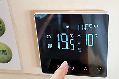 20220319 TVA kantine nieuwe thermostaat