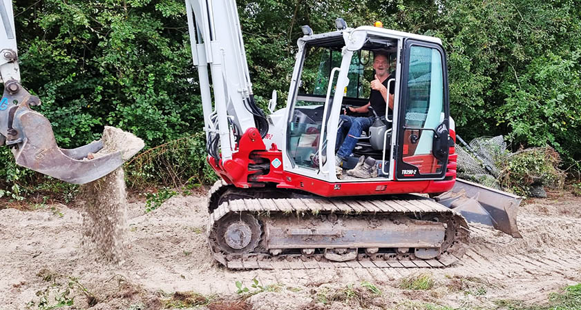 230825 TVA Akkrum sloop oefenmuur verwijderen boomstobben