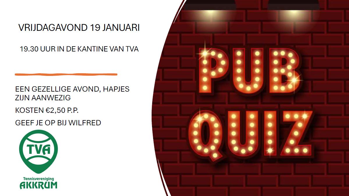240118 TVA Geenlesmaarpubquiz